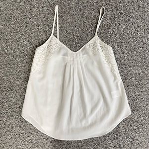 (SOLD) Talula (Artizia) White Lace Tank Top Blouse - XS